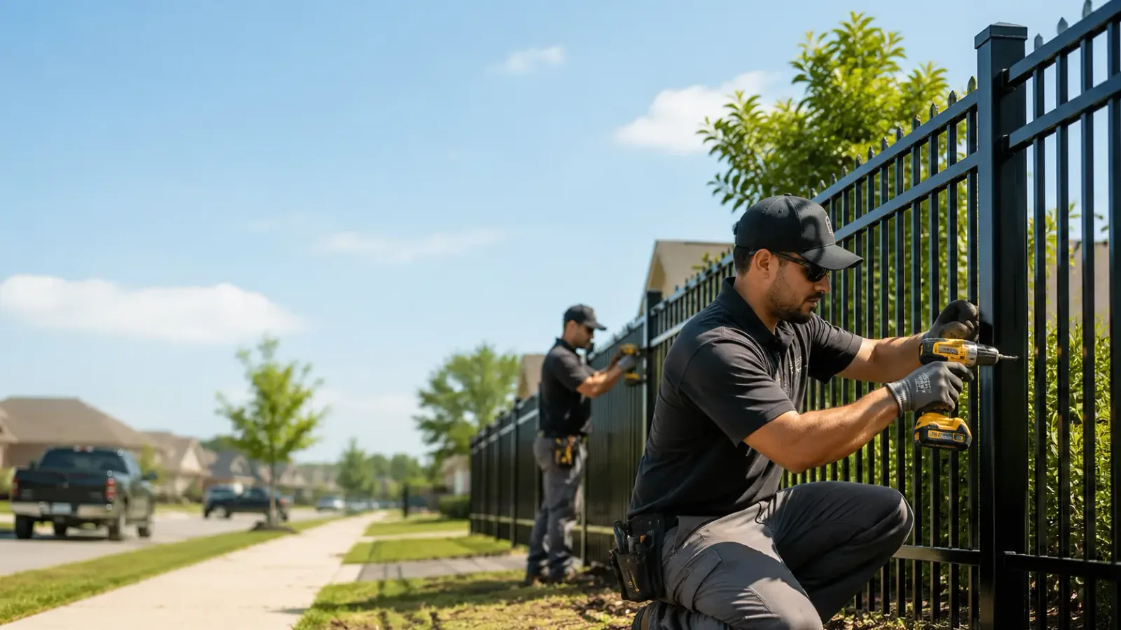 Metal Fence Installation in Aquilla, TX
